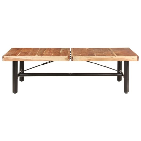 Vidaxl Table basse en bois d'acacia massif 142x90 cm - 34% de remise