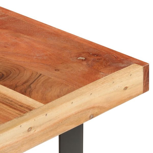 Vidaxl Table basse en bois d'acacia massif 142x90 cm - 34% de remise