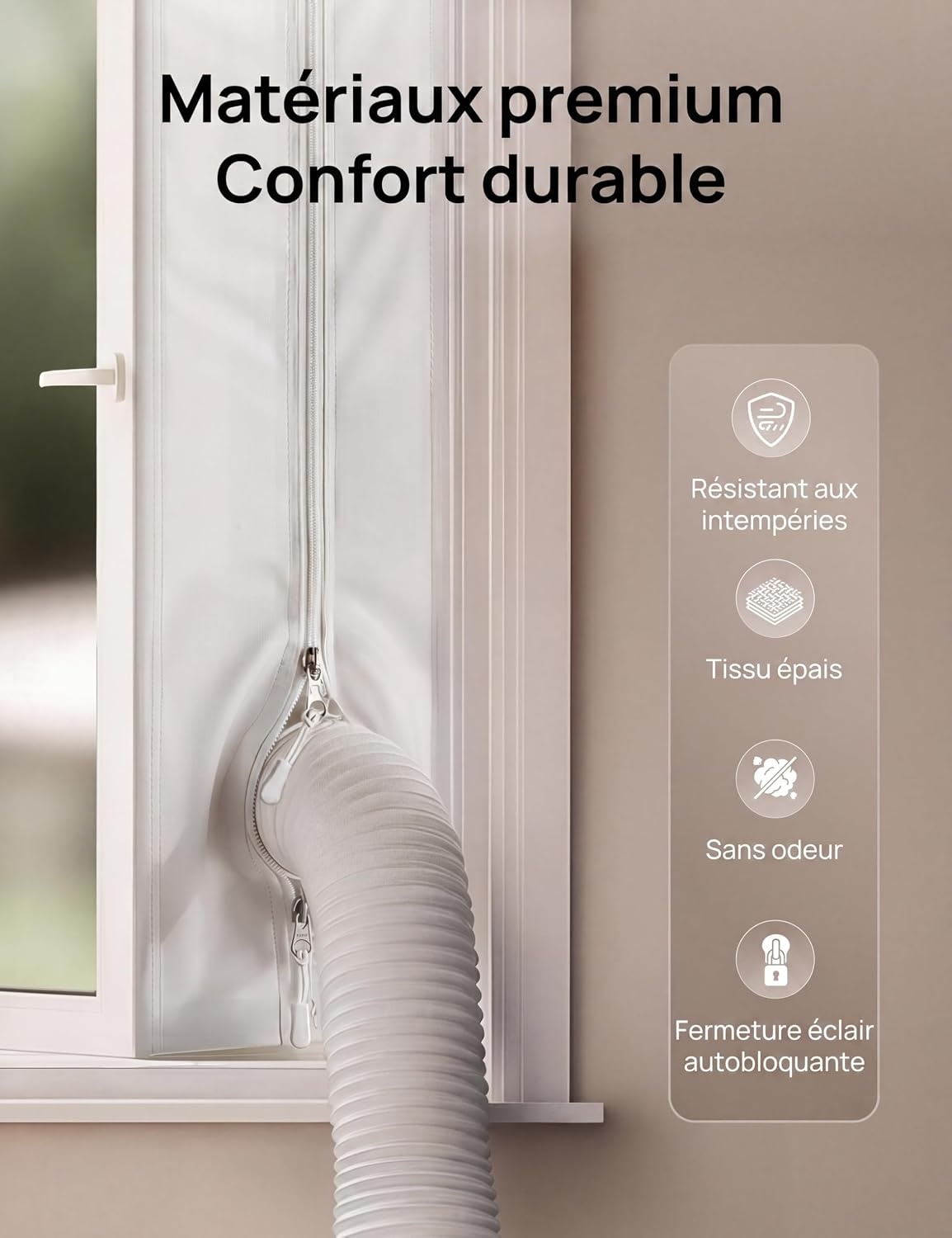 Joint de fenêtre universel 400 cm - Climatiseur mobile - 30% de remise