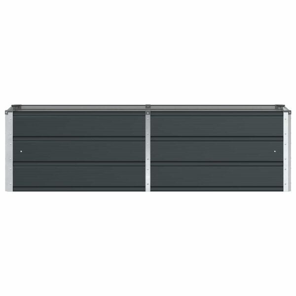 Vidaxl Jardinière en acier anthracite 160 cm - 33% de remise