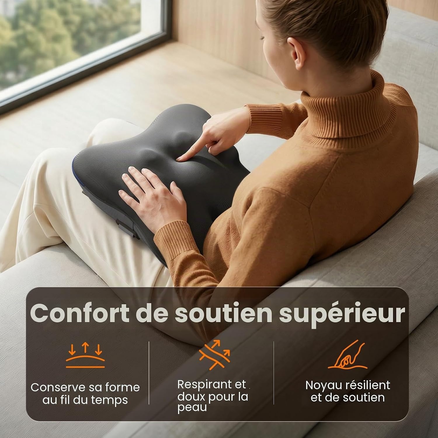 Appareil de massage Shiatsu chauffant - 34% de remise