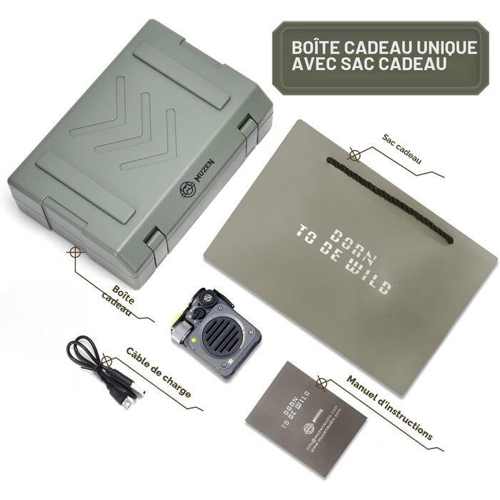 Mini Enceinte Bluetooth Étanche avec Lampe - Gris - 34% de remise