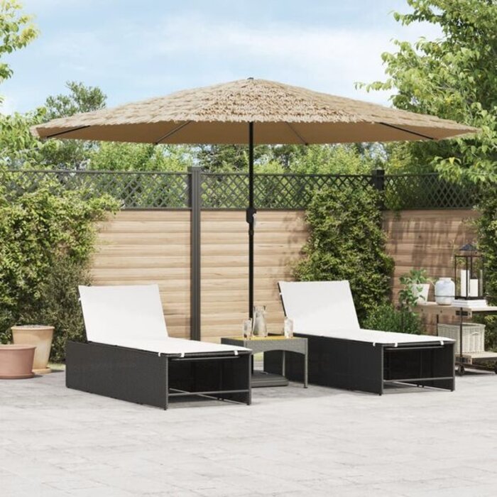 Vidaxl Grand parasol de jardin marron 388 cm - 34% de remise