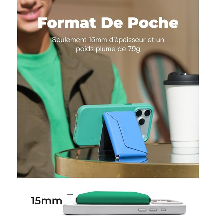 Portefeuille magnétique MagSafe avec support - 33% de remise