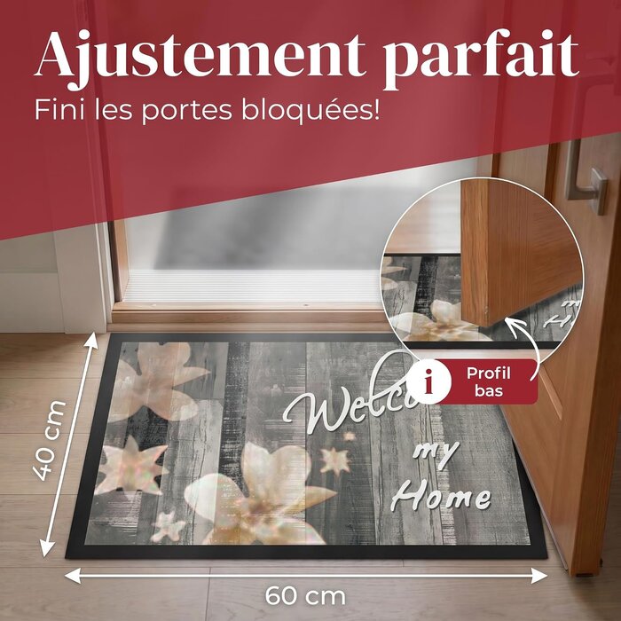 Paillasson Welcome 40x60 cm - Antidérapant - 29% de remise
