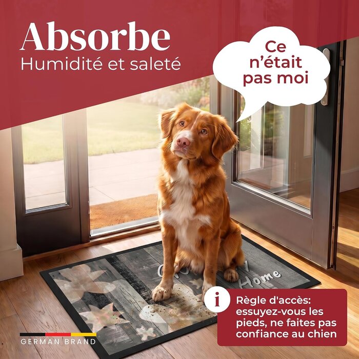 Paillasson Welcome 40x60 cm - Antidérapant - 29% de remise