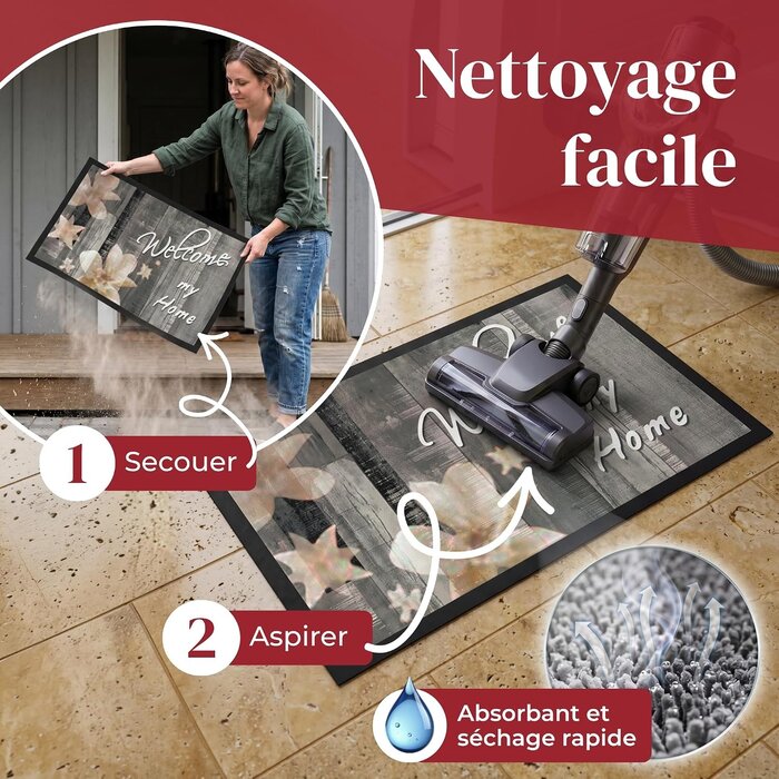 Paillasson Welcome 40x60 cm - Antidérapant - 29% de remise