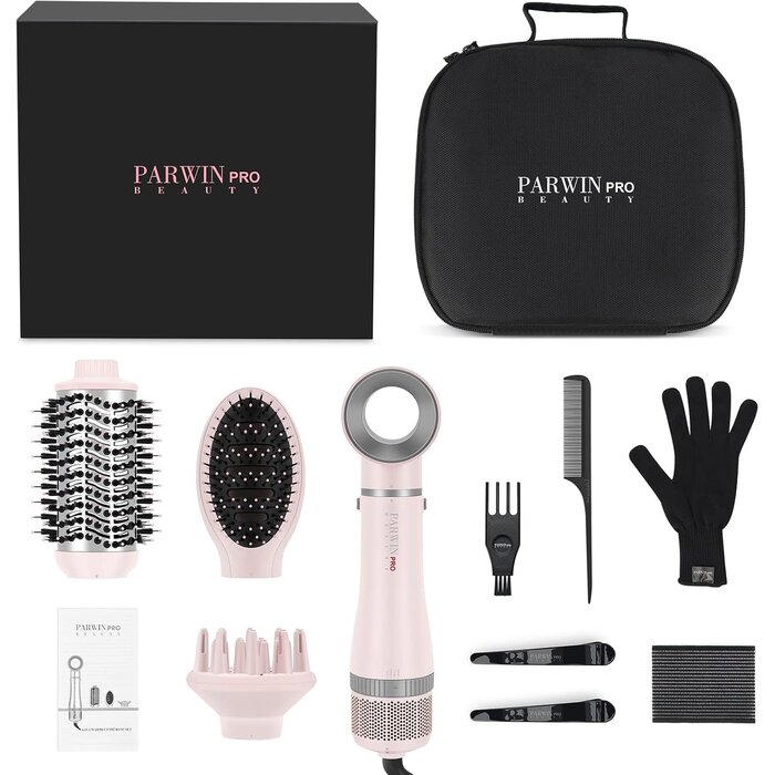 Brosse soufflante 4-en-1 1000W - Rose - 33% de remise