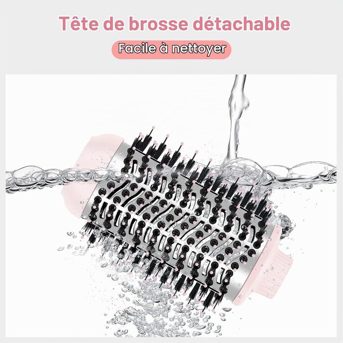 Brosse soufflante 4-en-1 1000W - Rose - 33% de remise