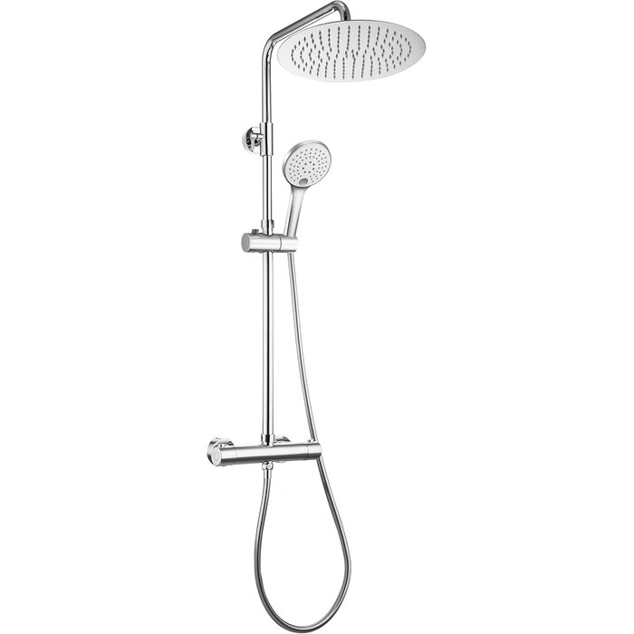 Système de douche inox pomme pluie - 33% de remise