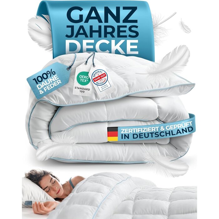 Couette d'été 200x200 cm légère et respirante - 32% de remise