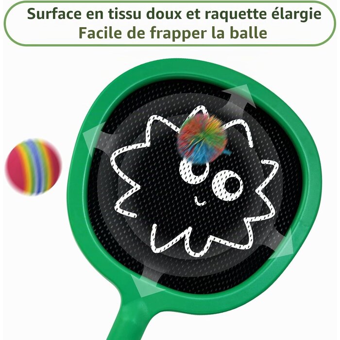 Set de badminton enfant taille S Groen oranje zwart - 30% de remise