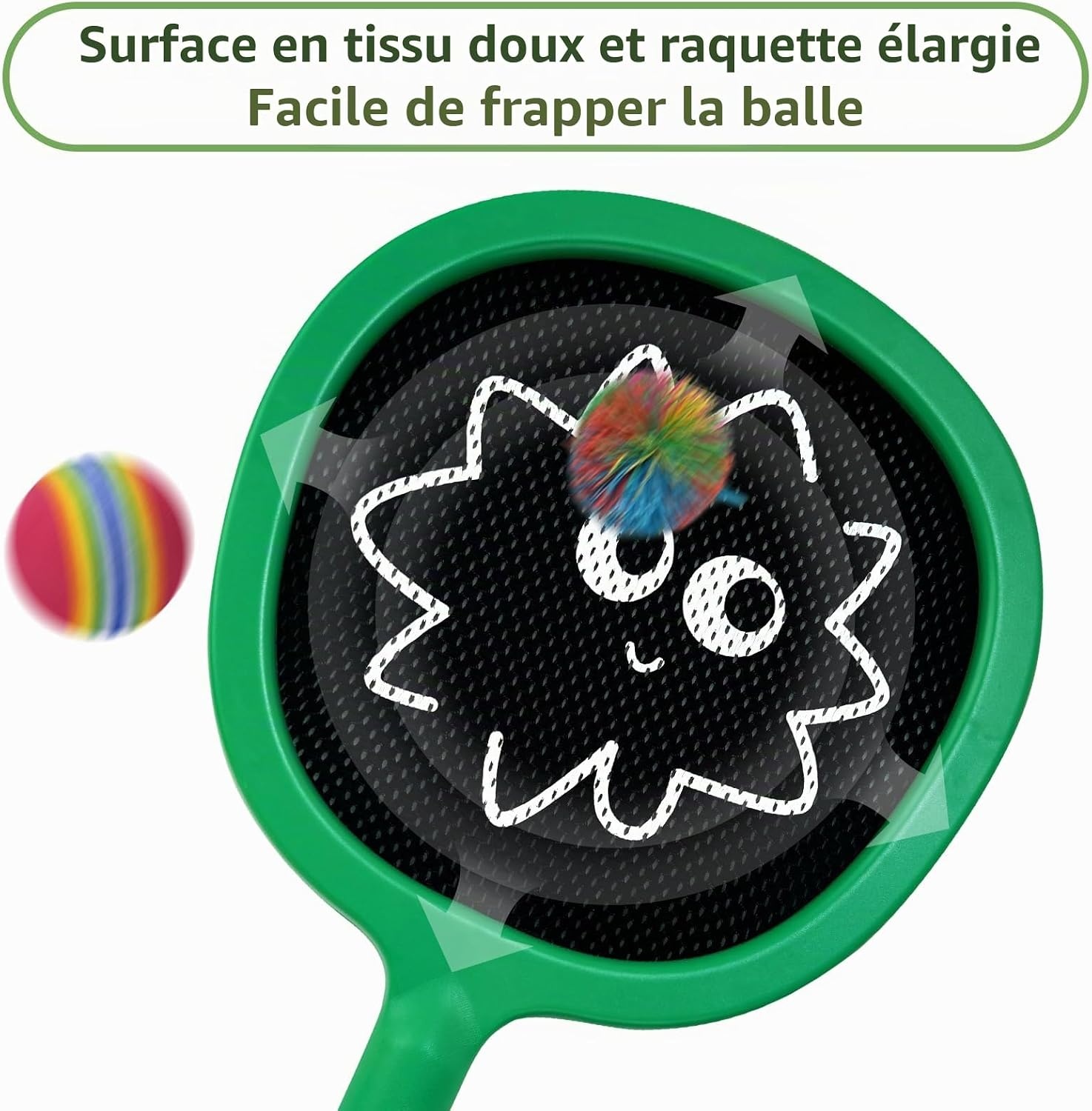 Set de badminton enfant taille S Groen oranje zwart - 30% de remise