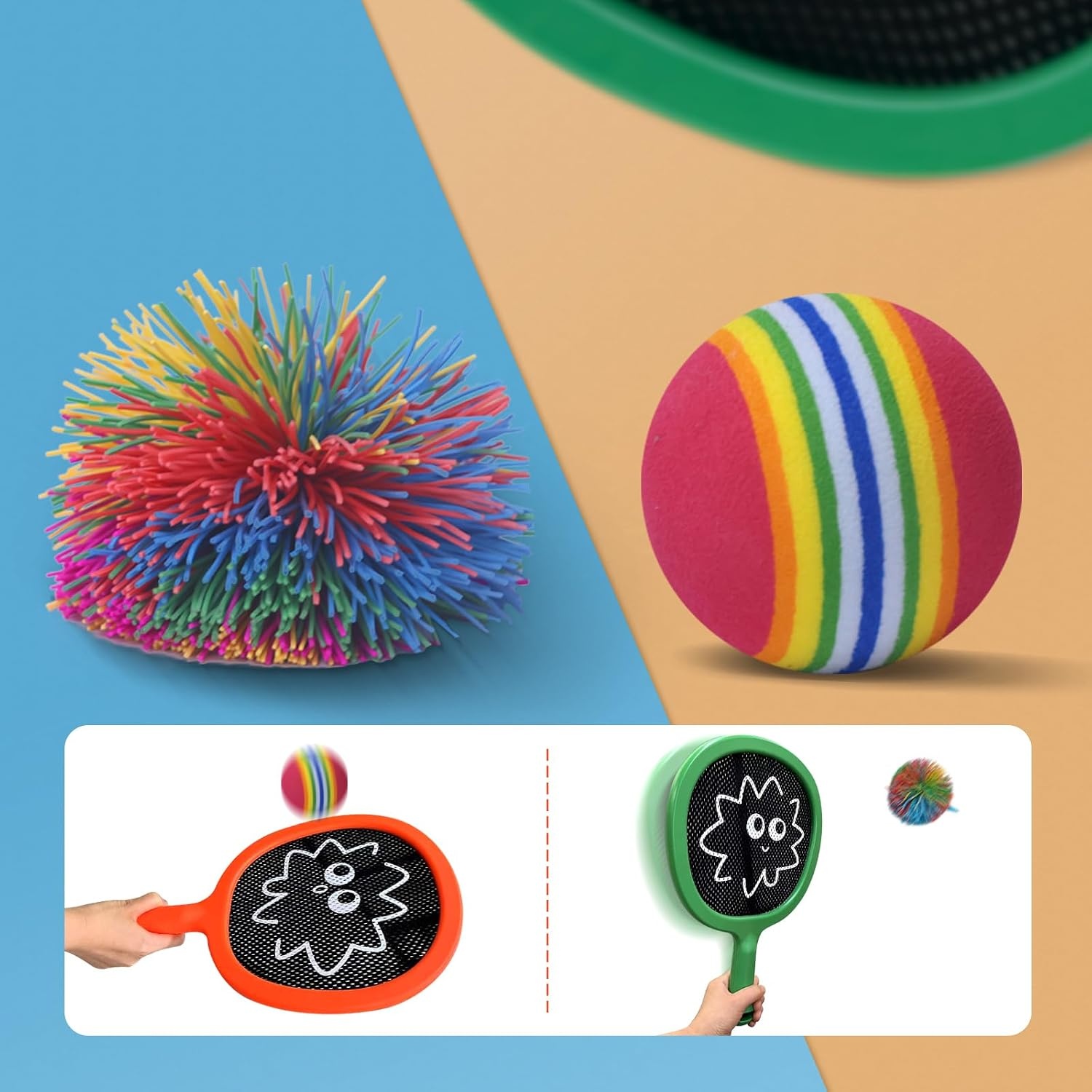 Set de badminton enfant taille S Groen oranje zwart - 30% de remise