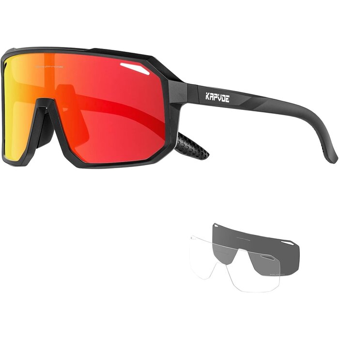 Lunettes de sport polarisées UV400 noir - 30% de remise