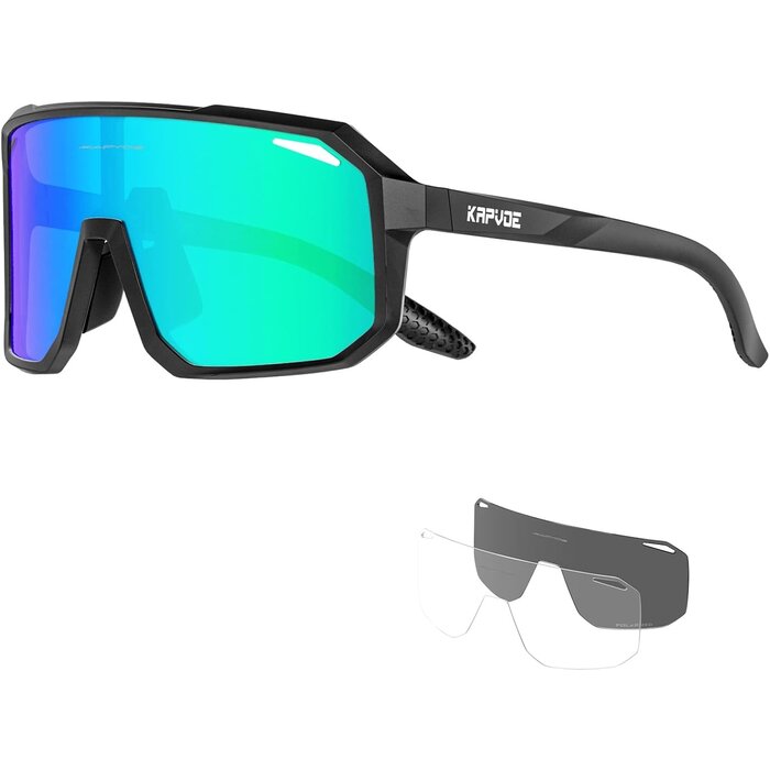 Lunettes de sport polarisées UV400 noir - 30% de remise