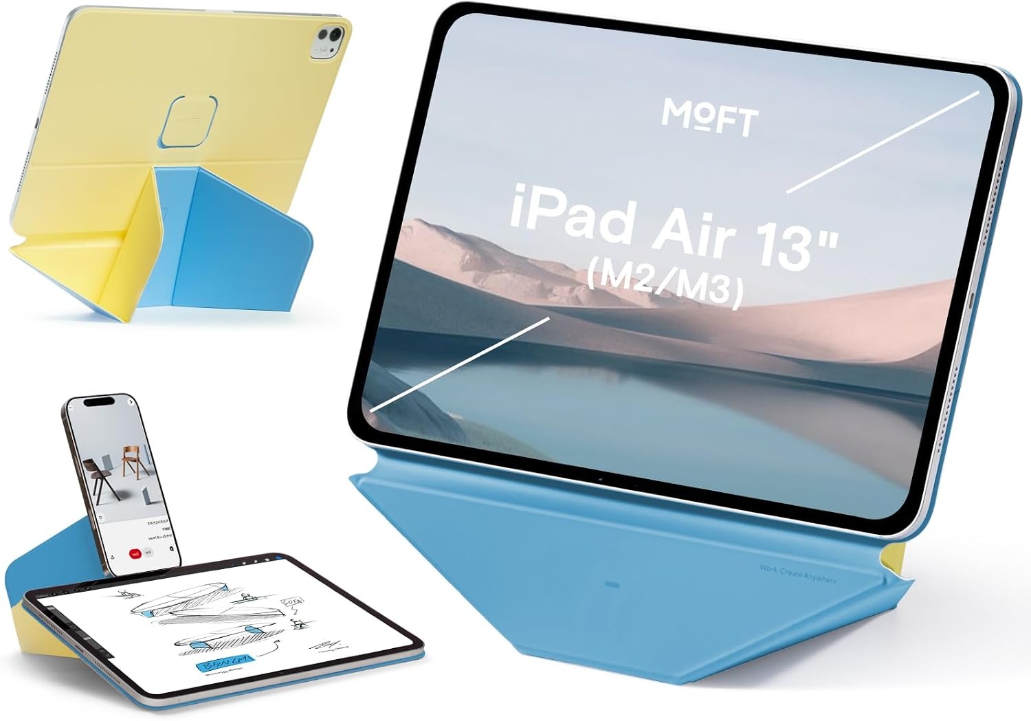 Étui magnétique pour iPad Air 13" - Panna Cotta - 34% de remise