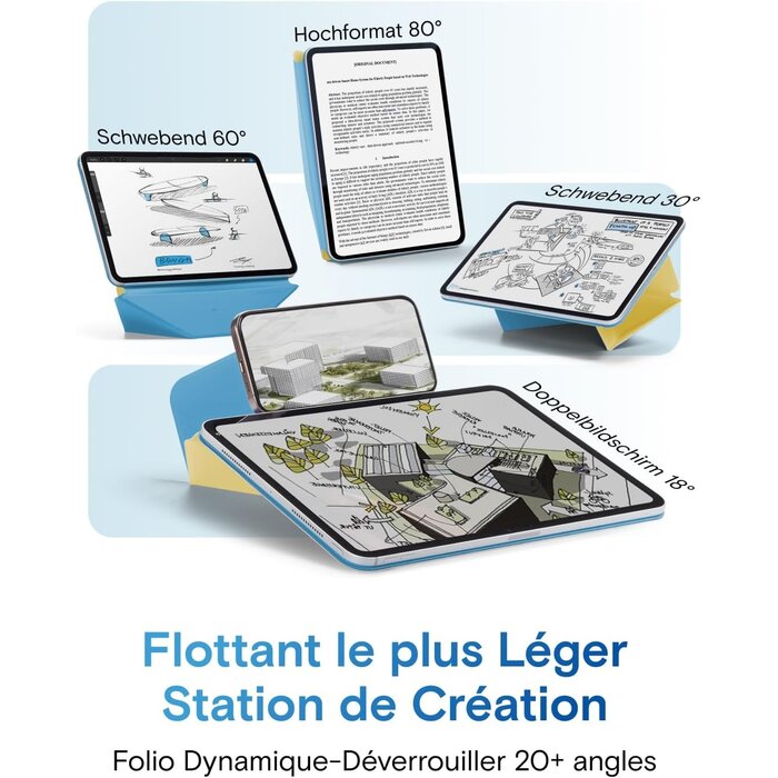 Étui magnétique pour iPad Air 13" - Panna Cotta - 34% de remise