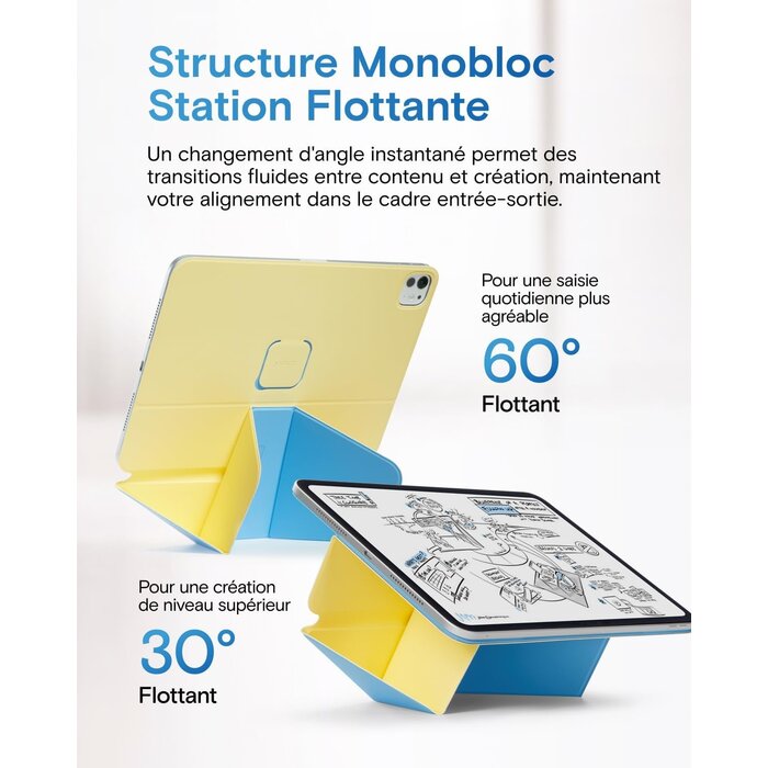 Étui magnétique pour iPad Air 13" - Panna Cotta - 34% de remise
