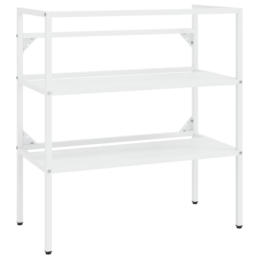 Vidaxl Support pour lavabo en fer blanc 79x38x83 cm - 34% de remise