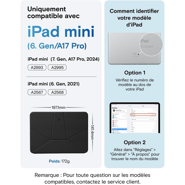 Étui Folio pour iPad mini 6 & 7 - Panna Cotta - 32% de remise