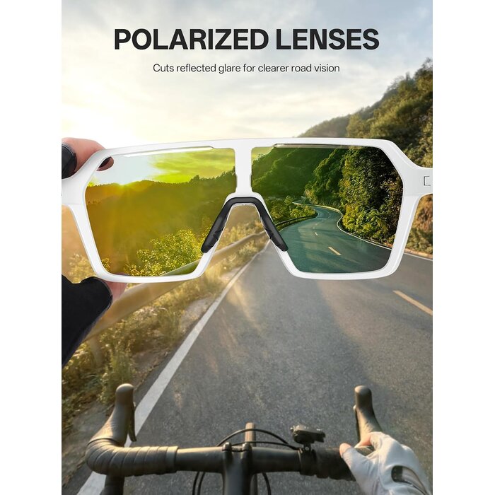 Lunettes de sport polarisées unisexe - 30% de remise