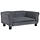 Panier pour chien en velours gris foncé 70x45x30 cm - 34% de remise