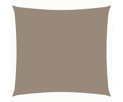 Vidaxl Voile d'ombrage carrée 3,6 x 3,6 m Taupe - 44% de remise