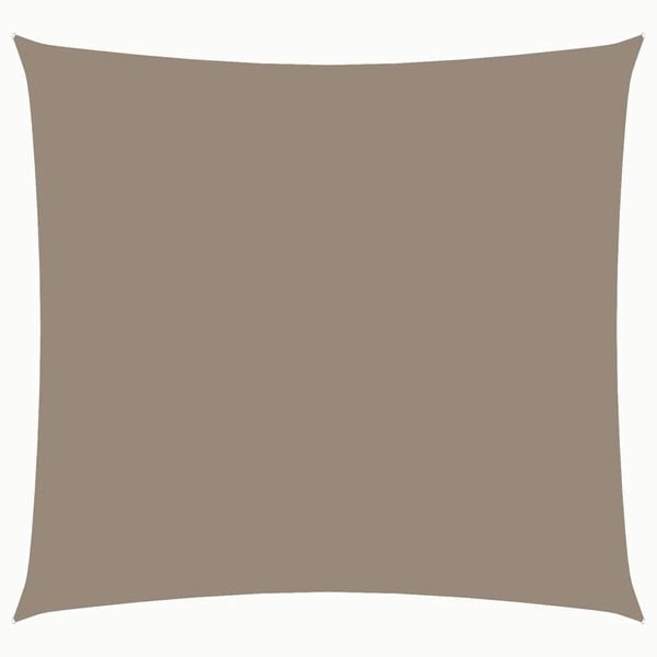 Vidaxl Voile d'ombrage carrée 3,6 x 3,6 m Taupe - 33% de remise