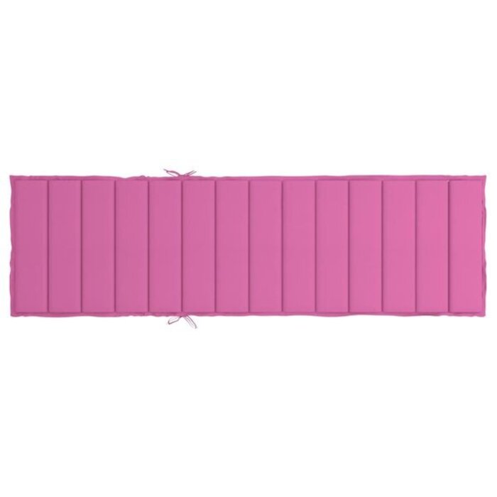 Vidaxl Coussin de bain de soleil Oxford rose 200x50cm - 32% de remise