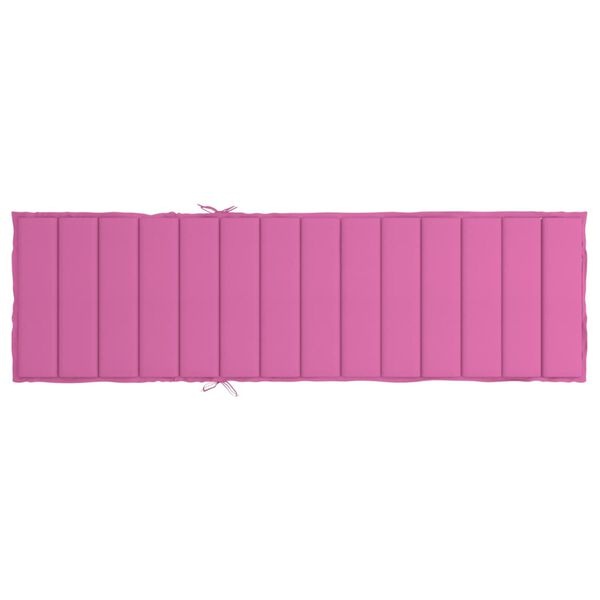 Vidaxl Coussin de bain de soleil Oxford rose 200x50cm - 32% de remise