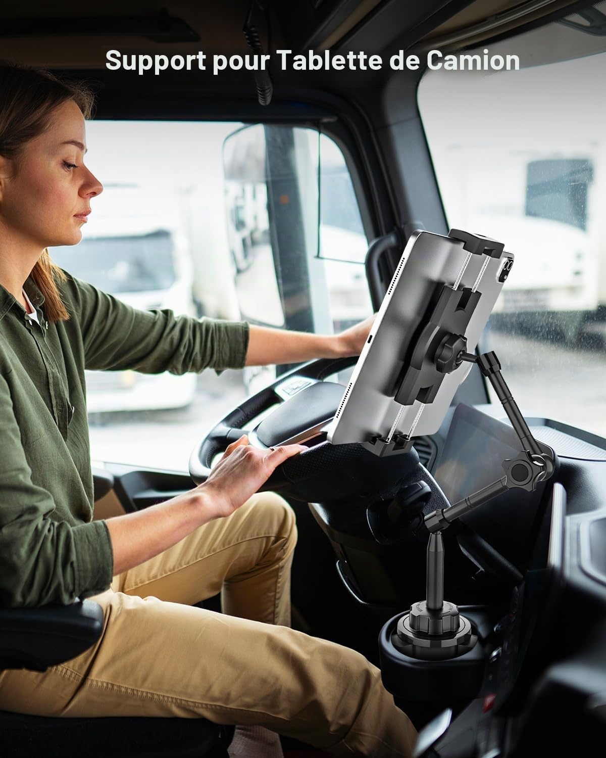 Support voiture porte-gobelet tablette et téléphone - 33% de remise