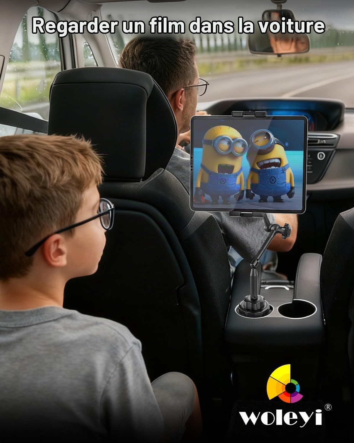 Support voiture porte-gobelet tablette et téléphone - 33% de remise