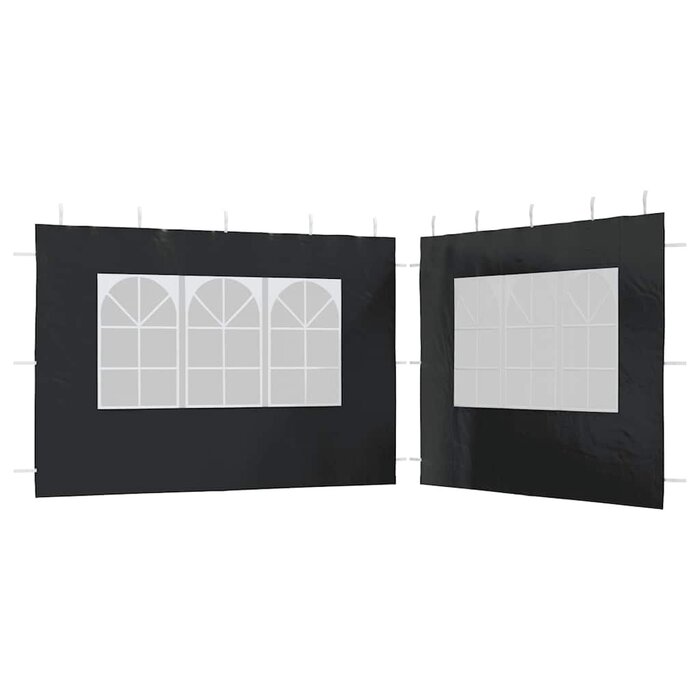 2 Panneaux latéraux de tente 300x195 cm, Anthracite - 29% de remise