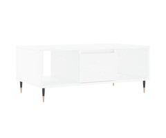 Vidaxl Table basse moderne blanche avec tiroir - 45% de remise