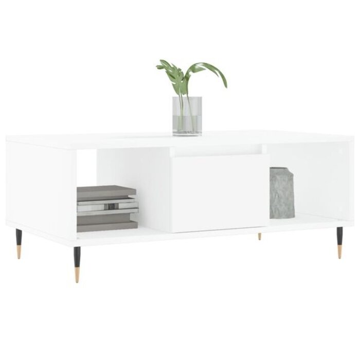 Vidaxl Table basse moderne avec tiroir - 90x50 cm - 33% de remise