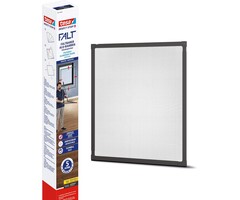 Moustiquaire télescopique 80-140 cm, cadre aluminium anthracite - 45% de remise