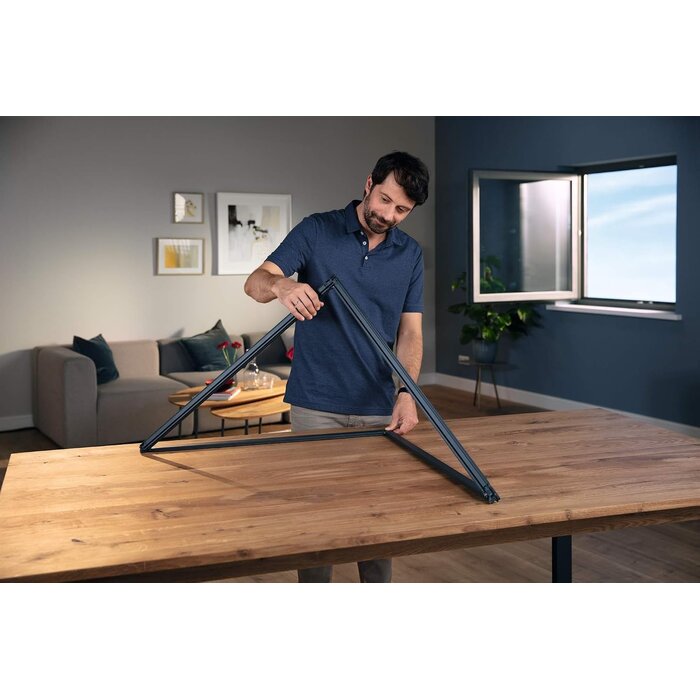 Moustiquaire télescopique anthracite 80-140 cm - 33% de remise