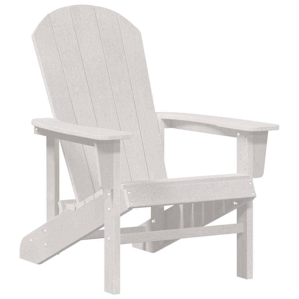 Vidaxl Fauteuil Adirondack de jardin en HDPE blanc - 35% de remise