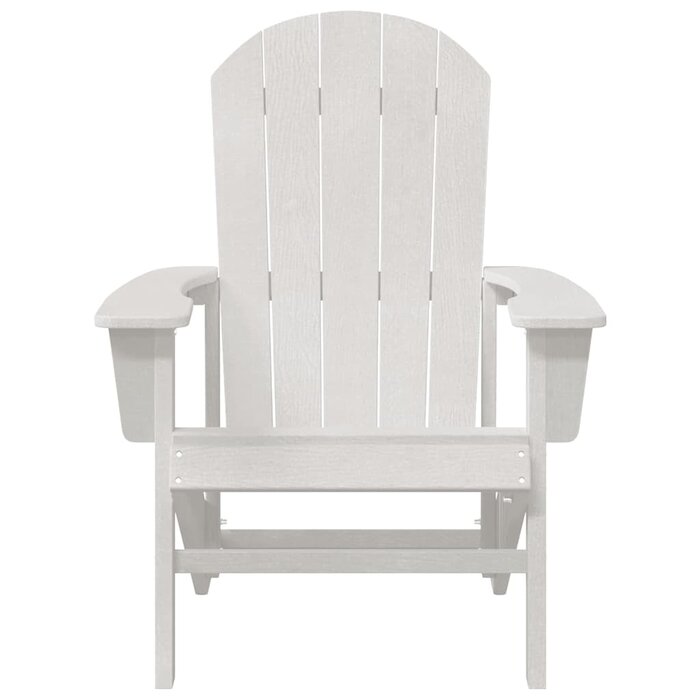 Vidaxl Fauteuil Adirondack de jardin en HDPE blanc - 35% de remise