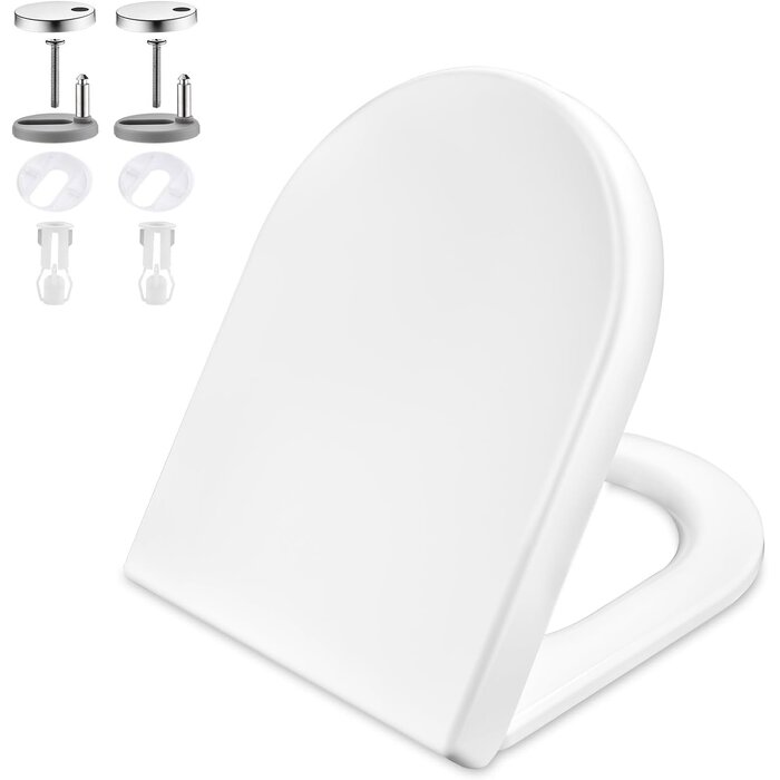 Abattant WC universel ovale à fermeture ralentie - 32% de remise