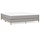 Cadre de lit 180x200 cm en tissu gris clair - 28% de remise