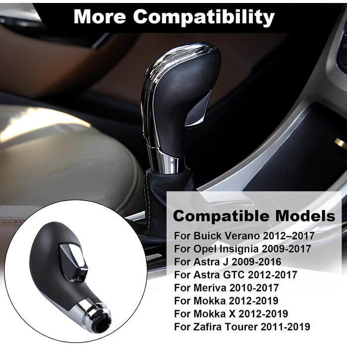 Pommeau levier vitesse auto Opel Astra J et Insignia A - 29% de remise