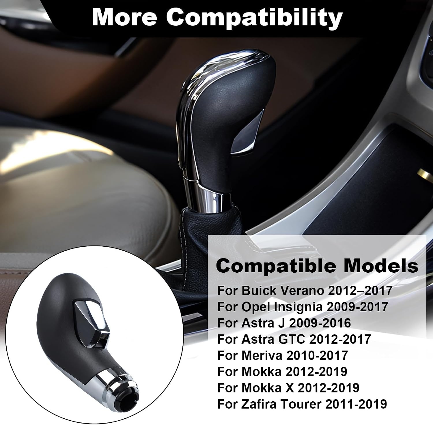 Pommeau levier vitesse auto Opel Astra J et Insignia A - 29% de remise
