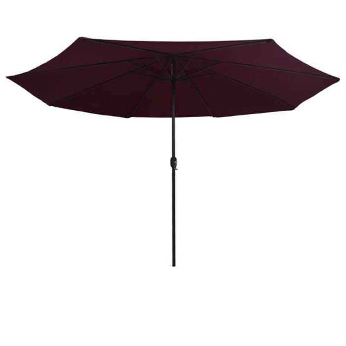 Vidaxl Parasol de jardin 390 cm bordeaux - 34% de remise