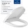 Abattant WC en forme de D pour Subway 2.0 - Blanc Alpin - 35% de remise