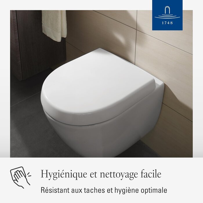 Abattant WC en forme de D pour Subway 2.0 - Blanc Alpin - 35% de remise