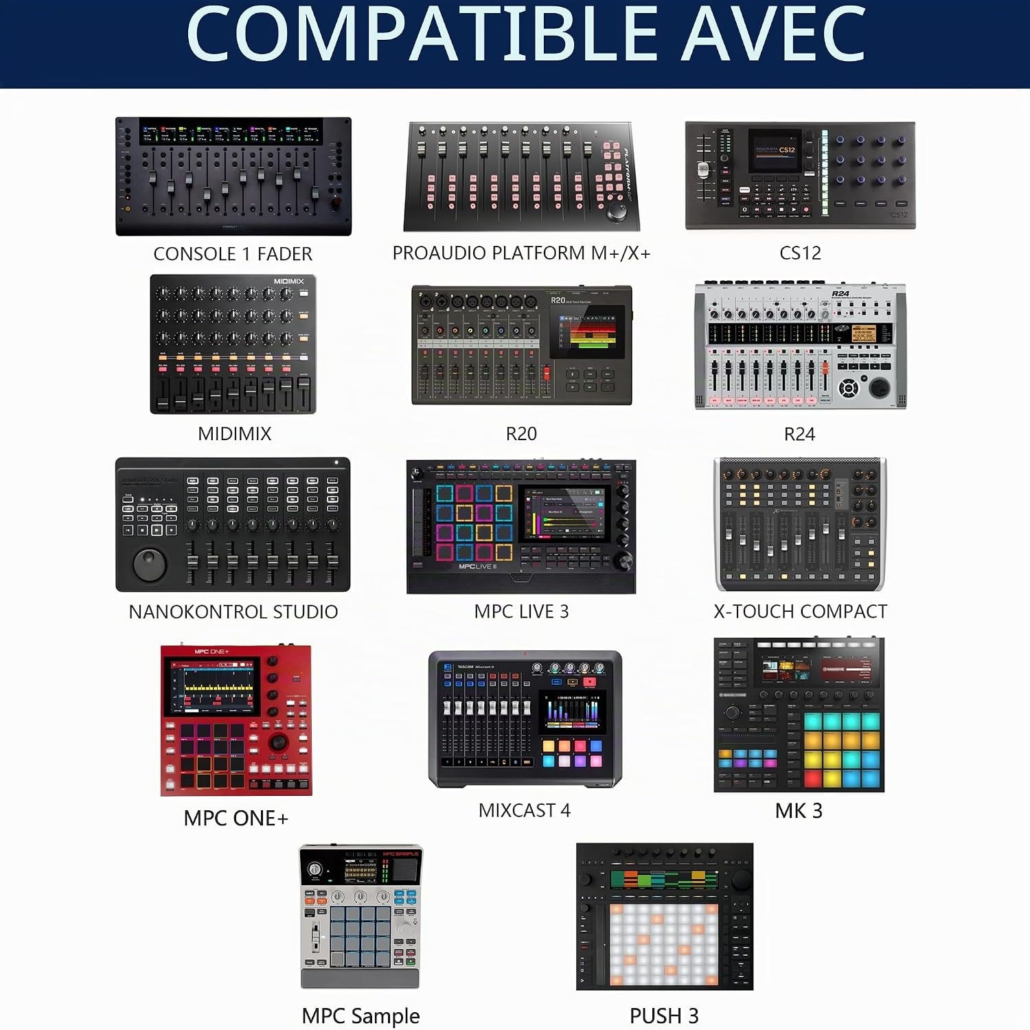 Support de mixage aluminium réglable - 33% de remise