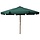 Parasol de jardin 330 cm vert - Bois robuste - 35% de remise