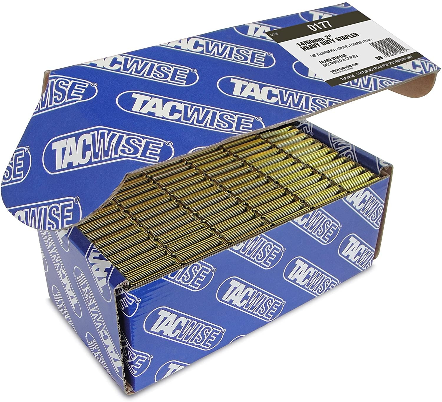 Lot de 10 000 agrafes 14/50 mm galvanisées - 34% de remise